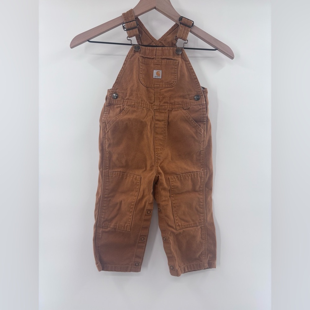 Carhartt Classic Carhartt Brown Overalls Size 24 Month